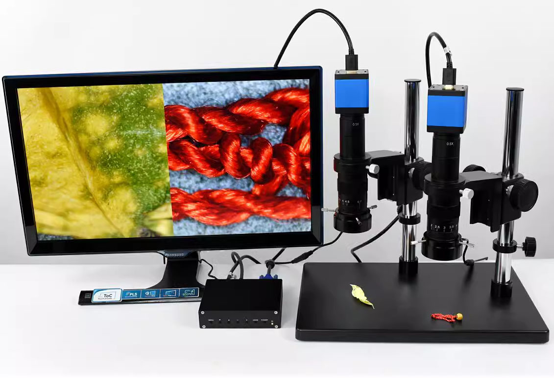 雙屏檢測(cè)對(duì)比顯微鏡DB-500M